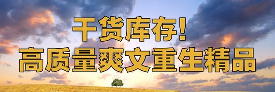 乾貨庫存！高質量爽文重生精品